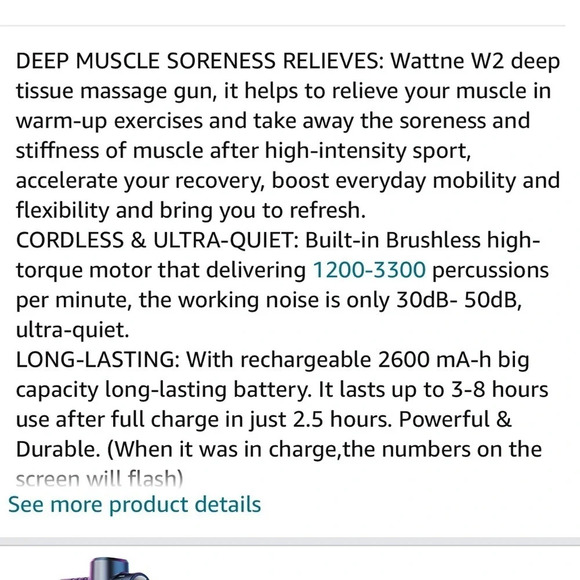 Fas cal massage gun for  athletes New - Picture 5 of 5